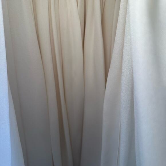 The Row Tina Skirt in Natural size US 2 Dramatic Accordion Style Pleating - Picture 14 of 15
